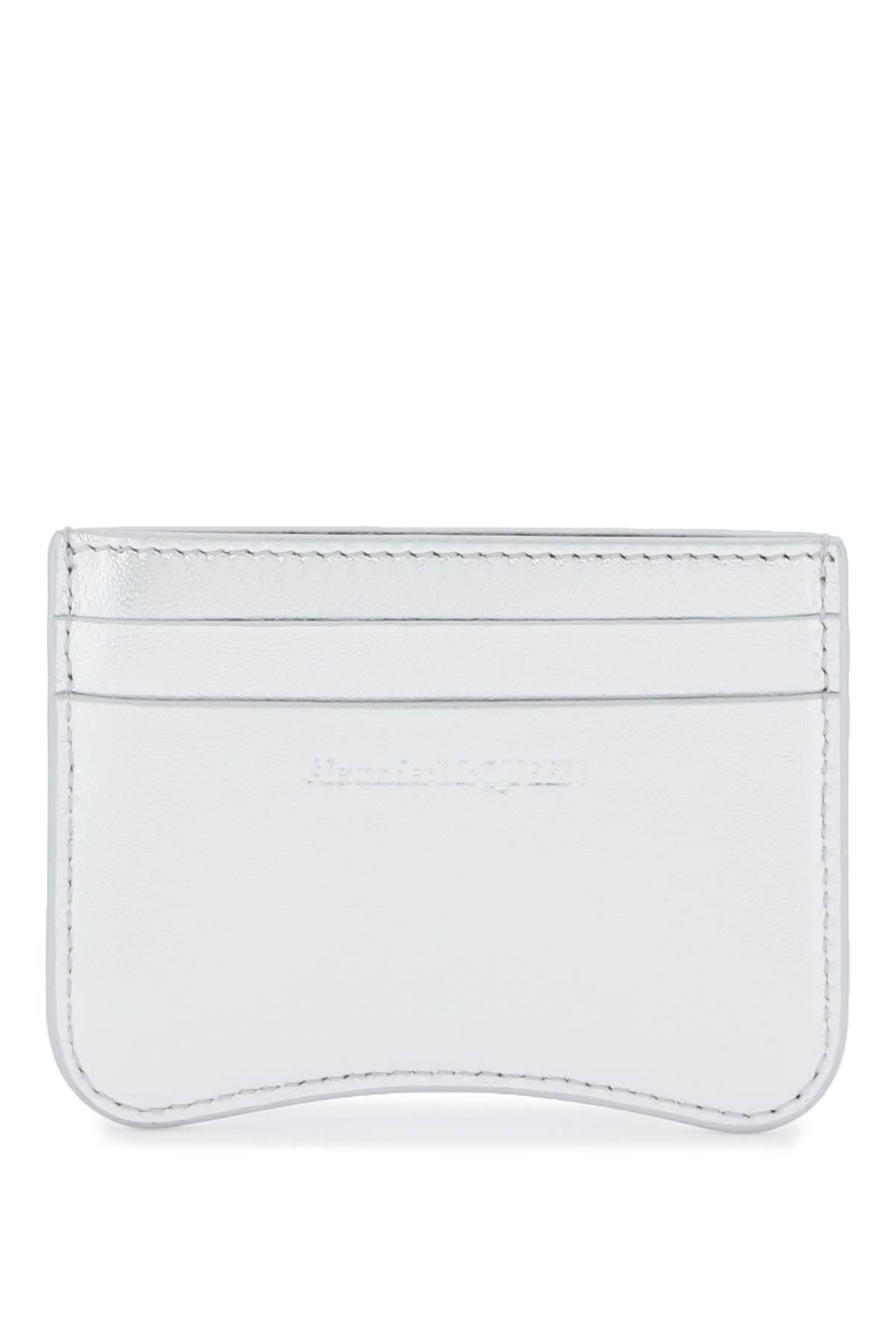 Alexander Mcqueen Seal Cardholder   Silver