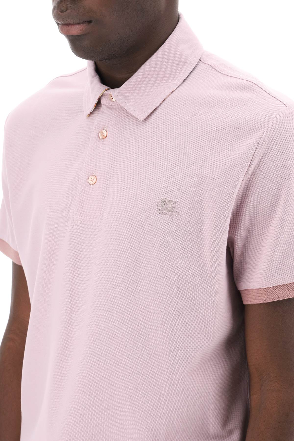 Etro Regular Fit Polo Shirt   Purple