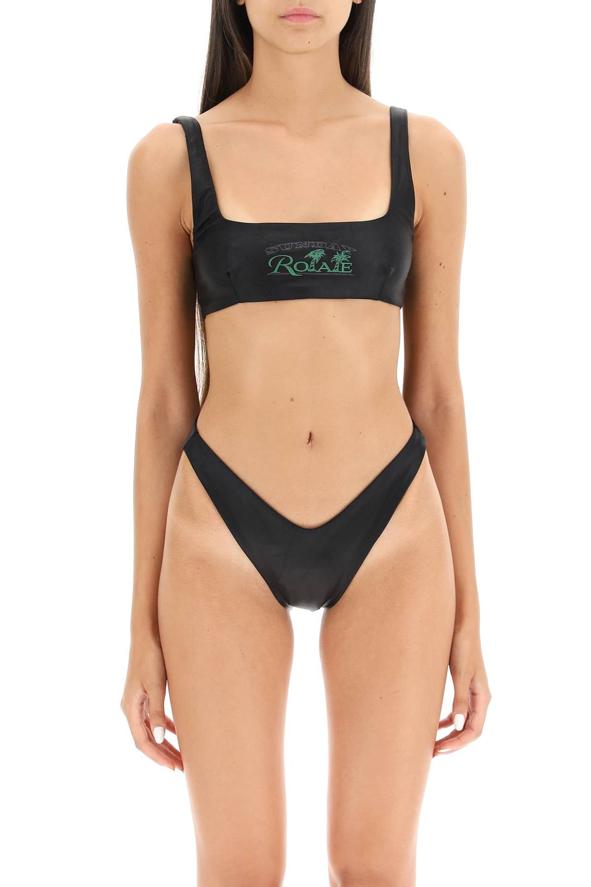 Rotate Pearla Bikini Set   Black