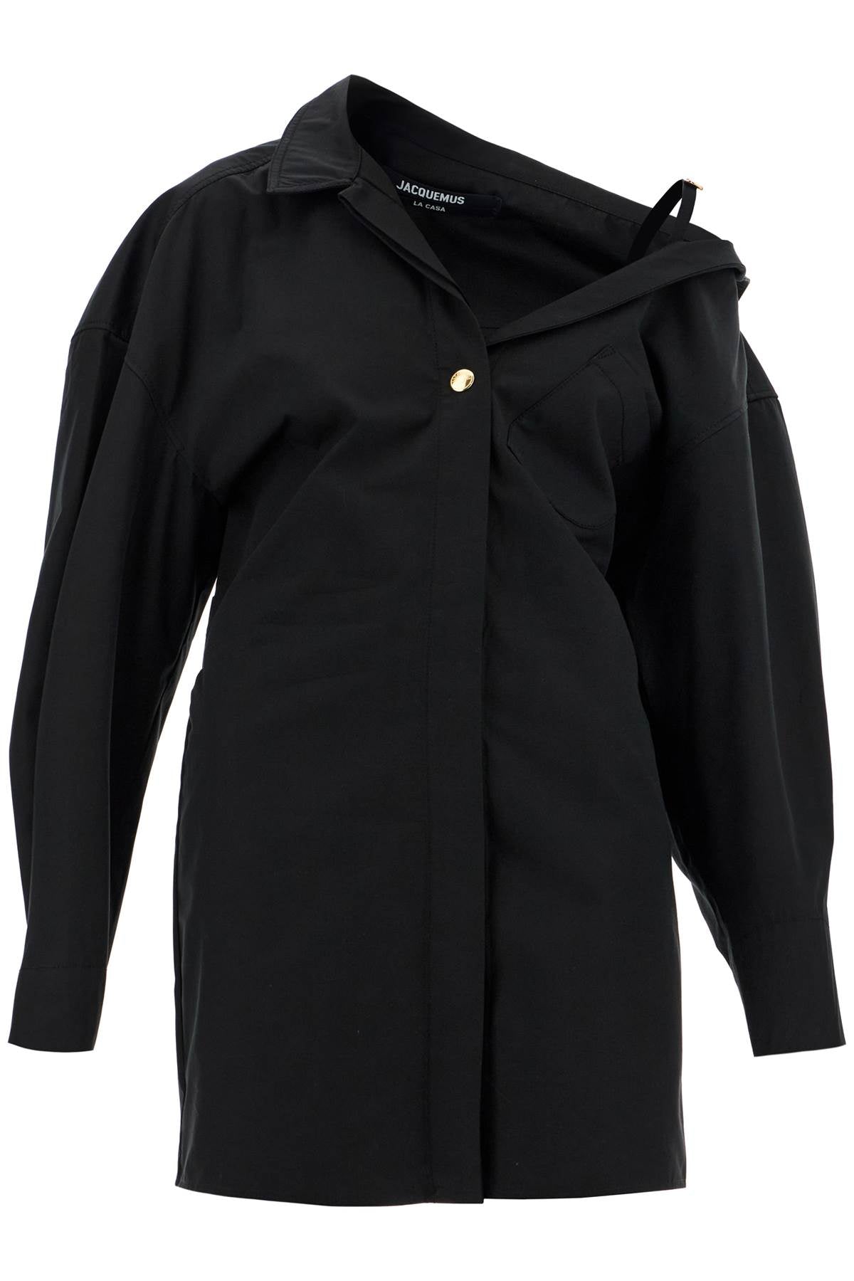 Jacquemus The Mini Shirt Dress 'La Mini Robe   Black