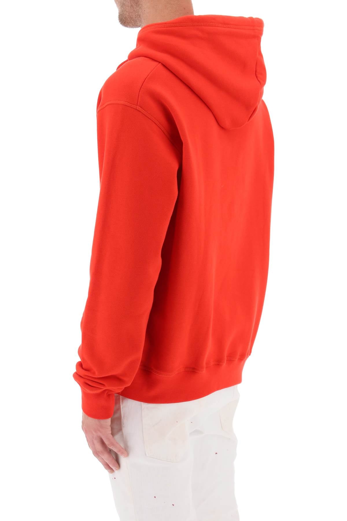 Dsquared2 Printed Hoodie   Red