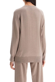 Max Mara Leisure Wool And Cashmere Cardigan   Brown