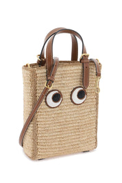 Anya Hindmarch Eyes N/S Mini Tote Bag   Beige