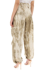 Darkpark Daisy Tie Dye Baggy Pants   Green