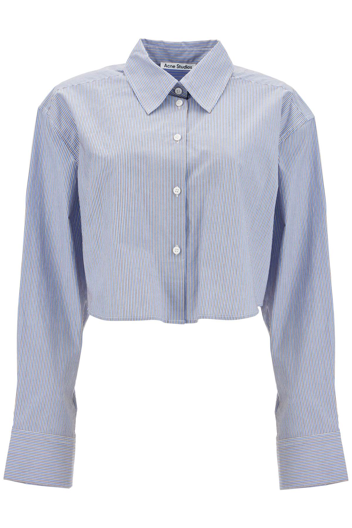 Acne Studios Short Boxy Shirt   Blue