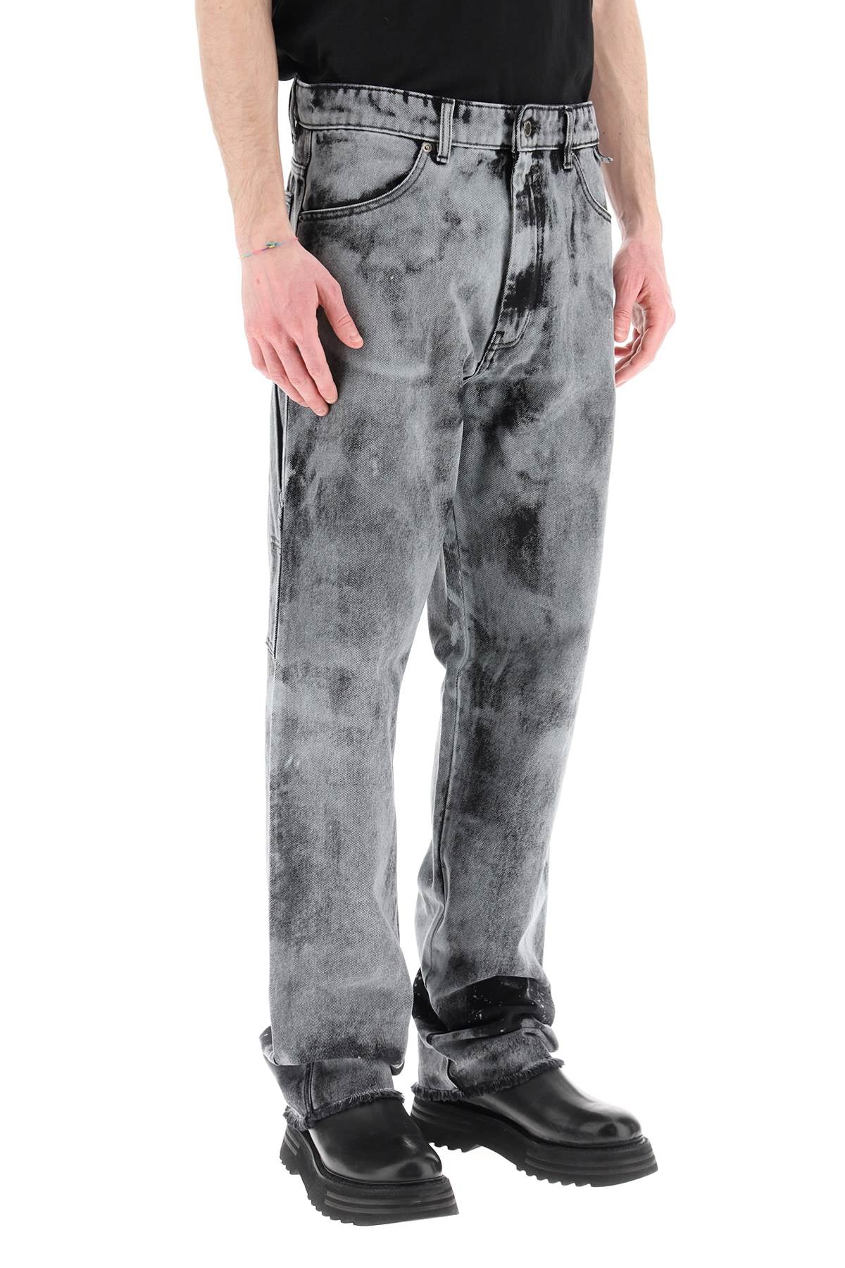 Darkpark 'John' Workwear Jeans   Grey