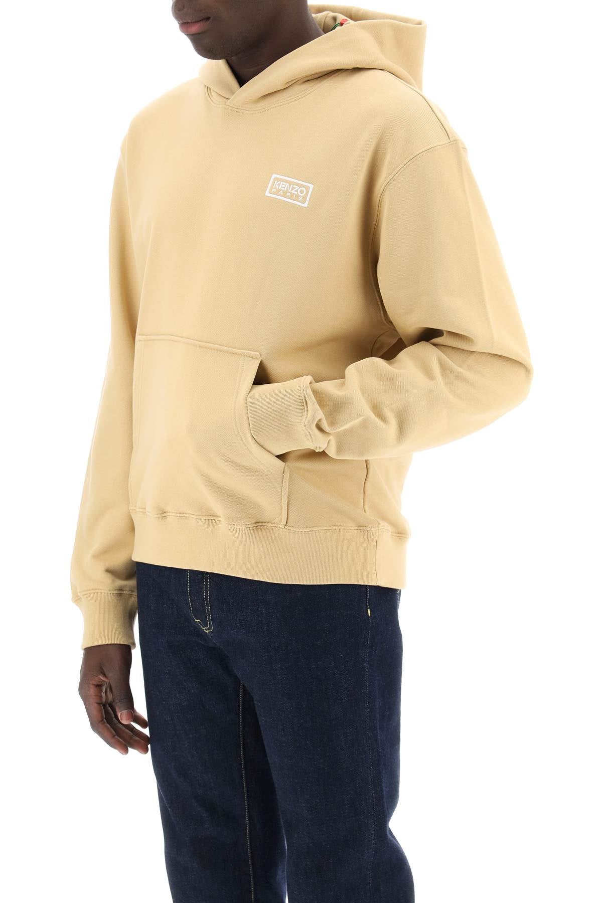 Kenzo Paris Hooded Sweatshirt   Beige