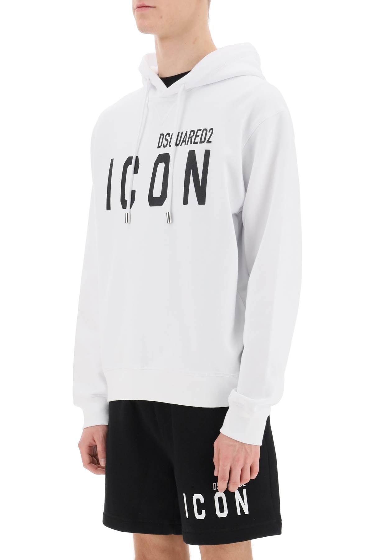 Dsquared2 Icon Hoodie   White