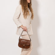 Silvia Italian Leather Shoulder Bag by Gianni Conti
