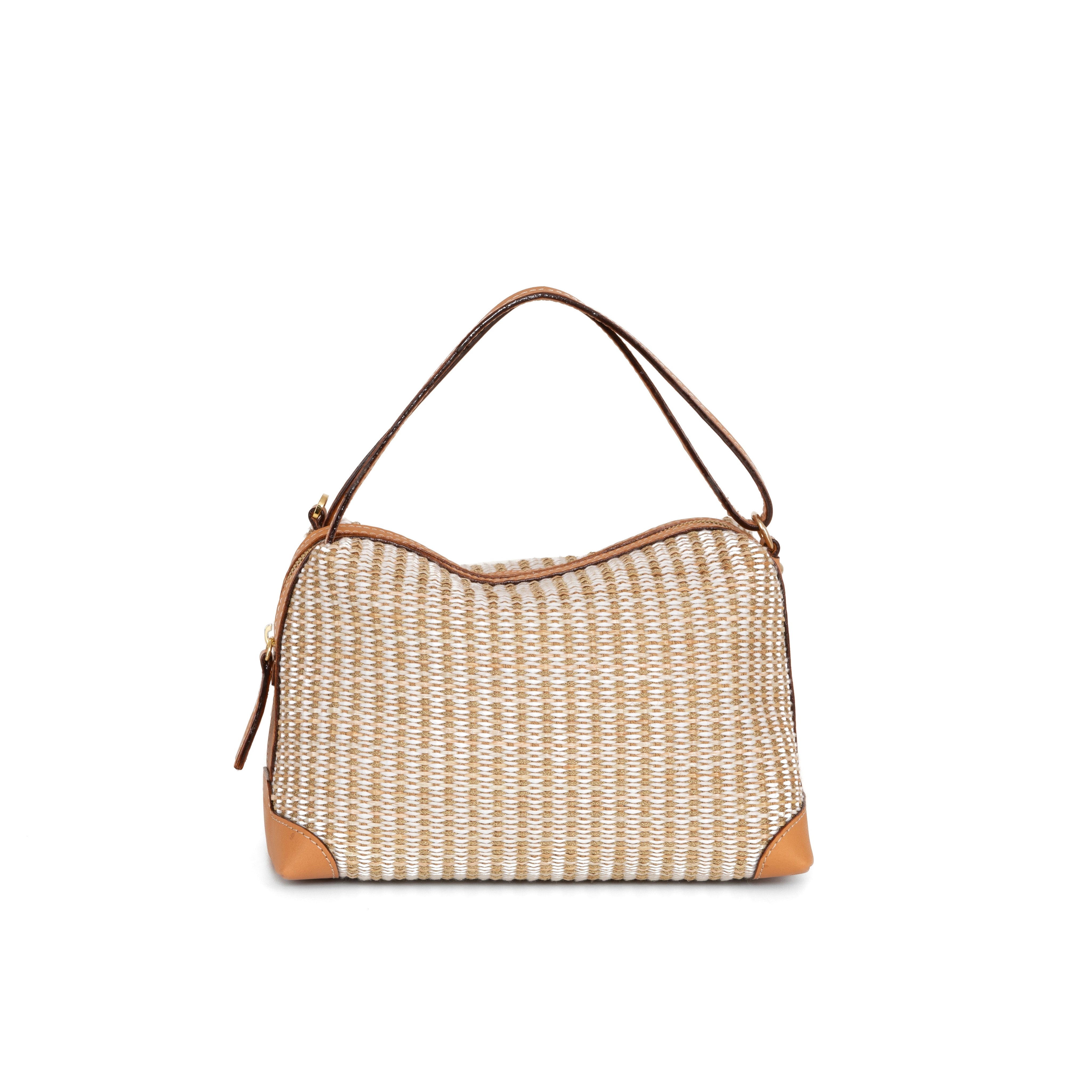 CORINNA Veg-Tan Leather Top Handle Bag by Gianni Conti