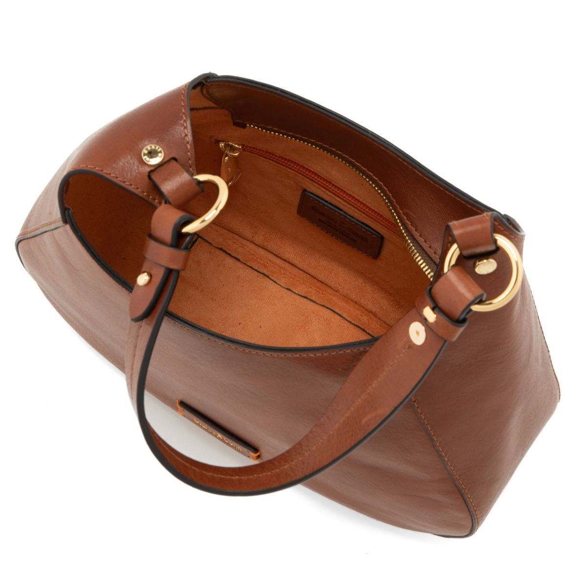 Gianni Conti MABEL Vegetable-Tanned Leather Shoulder Bag