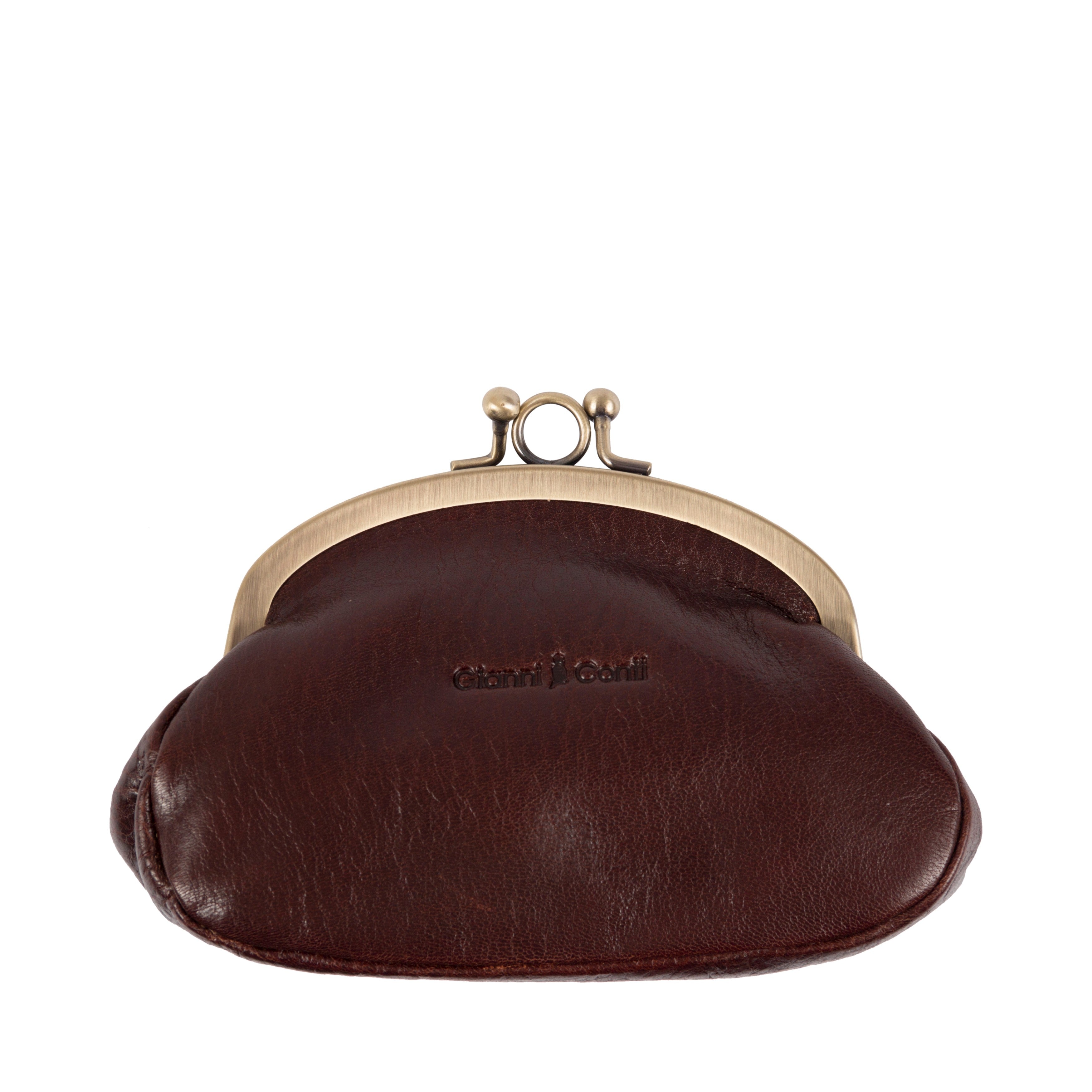 Gianni Conti Maria Vegetable-Tanned Leather Coin Purse