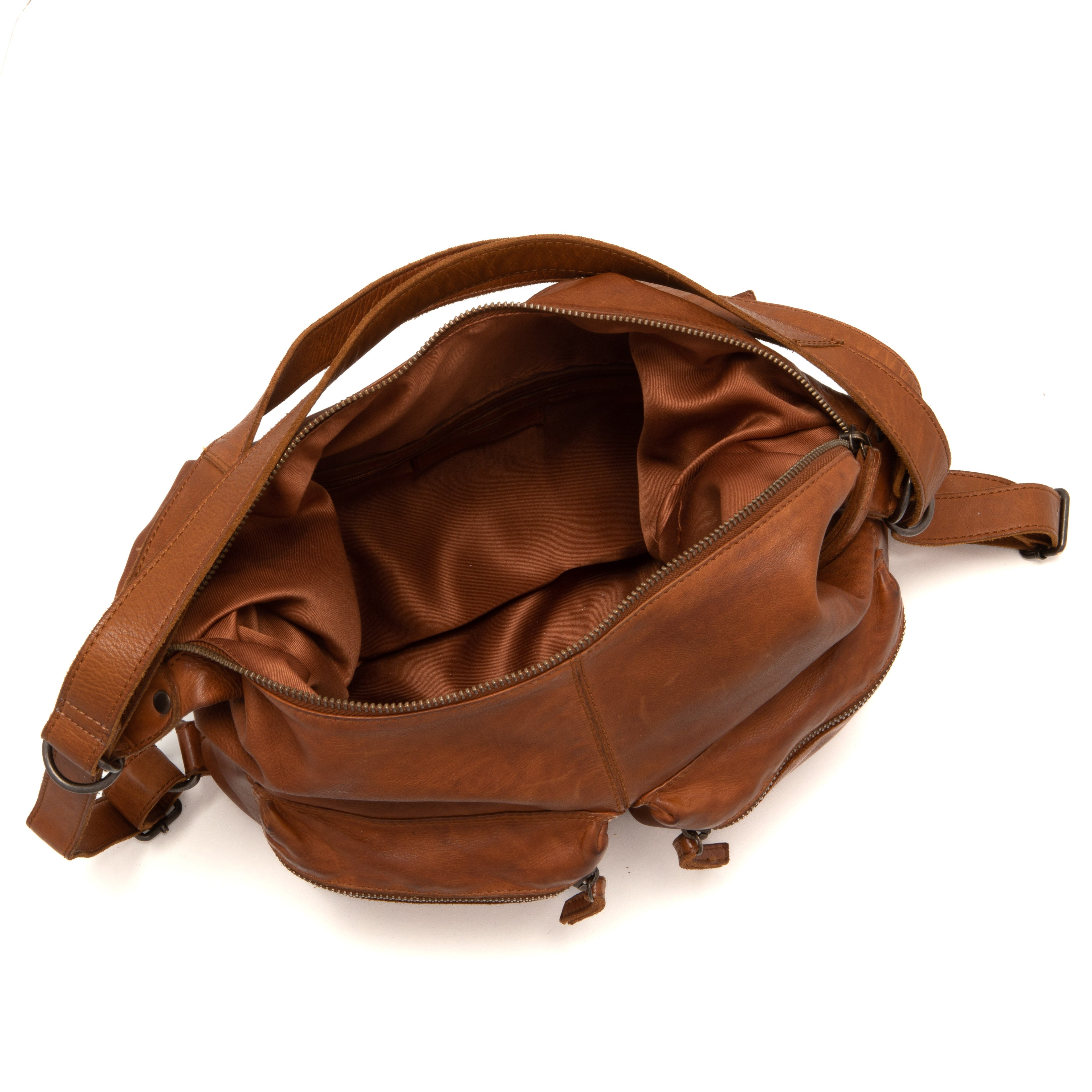 Gianni Conti Vistra Convertible Leather Bag