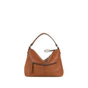 SAMUYA Classic Brown Leather Shoulder Bag