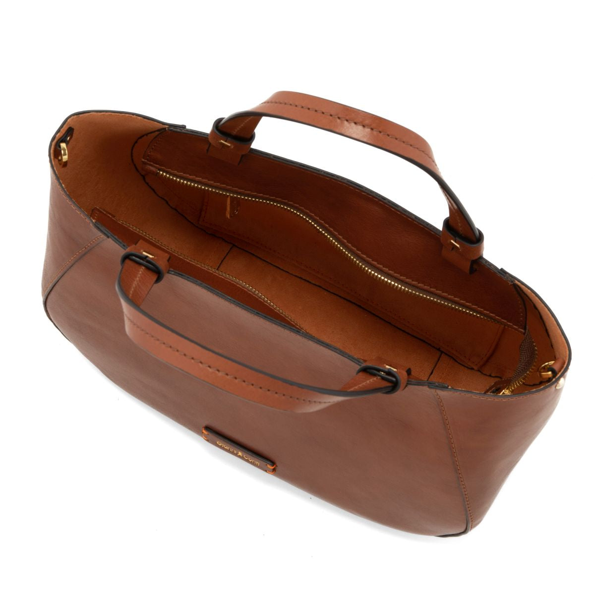 LINA by Gianni Conti - Italian Vegetable-Tanned Leather Top Handle Bag