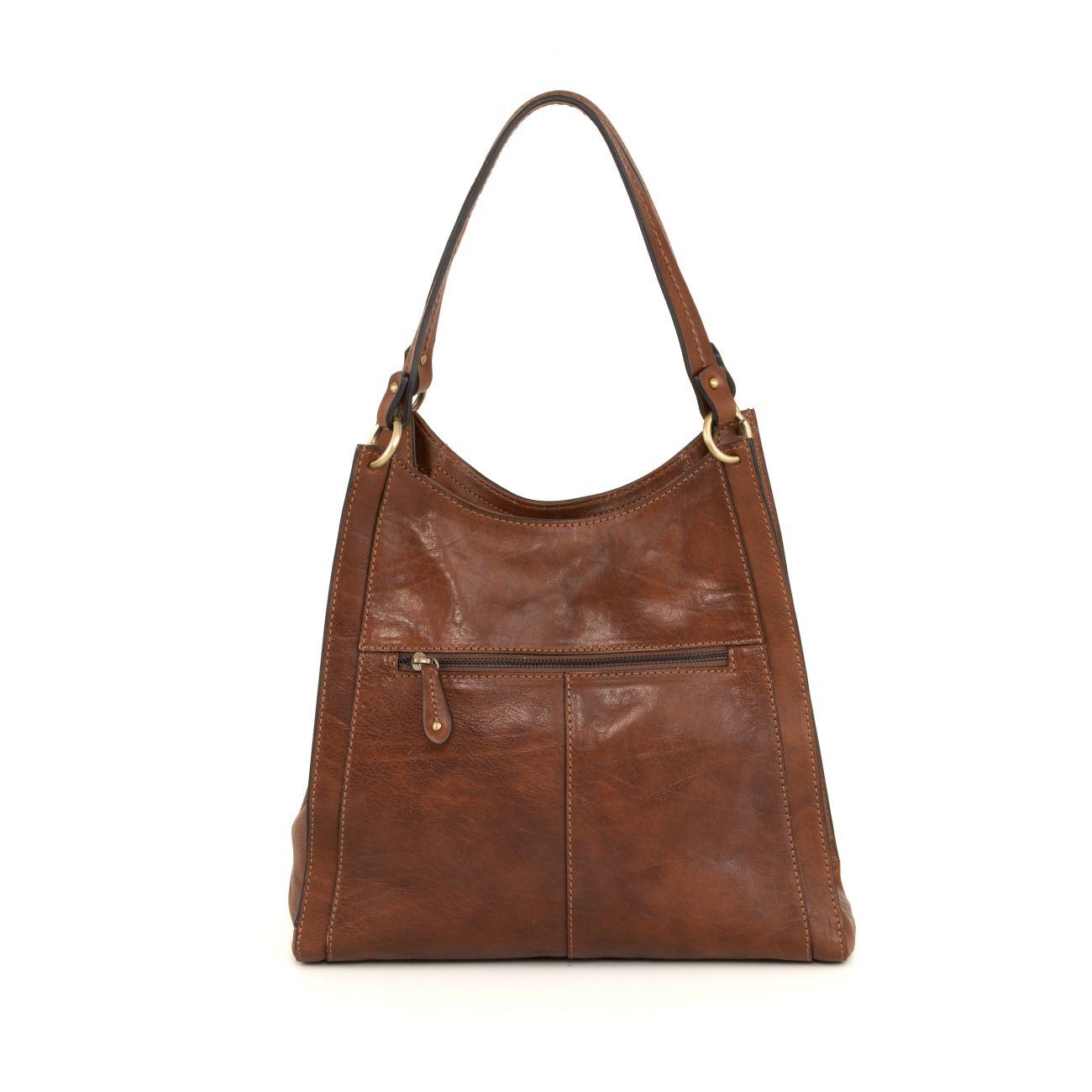 CINZIA by Gianni Conti - Vegetable-Tanned Leather Top Handle Bag
