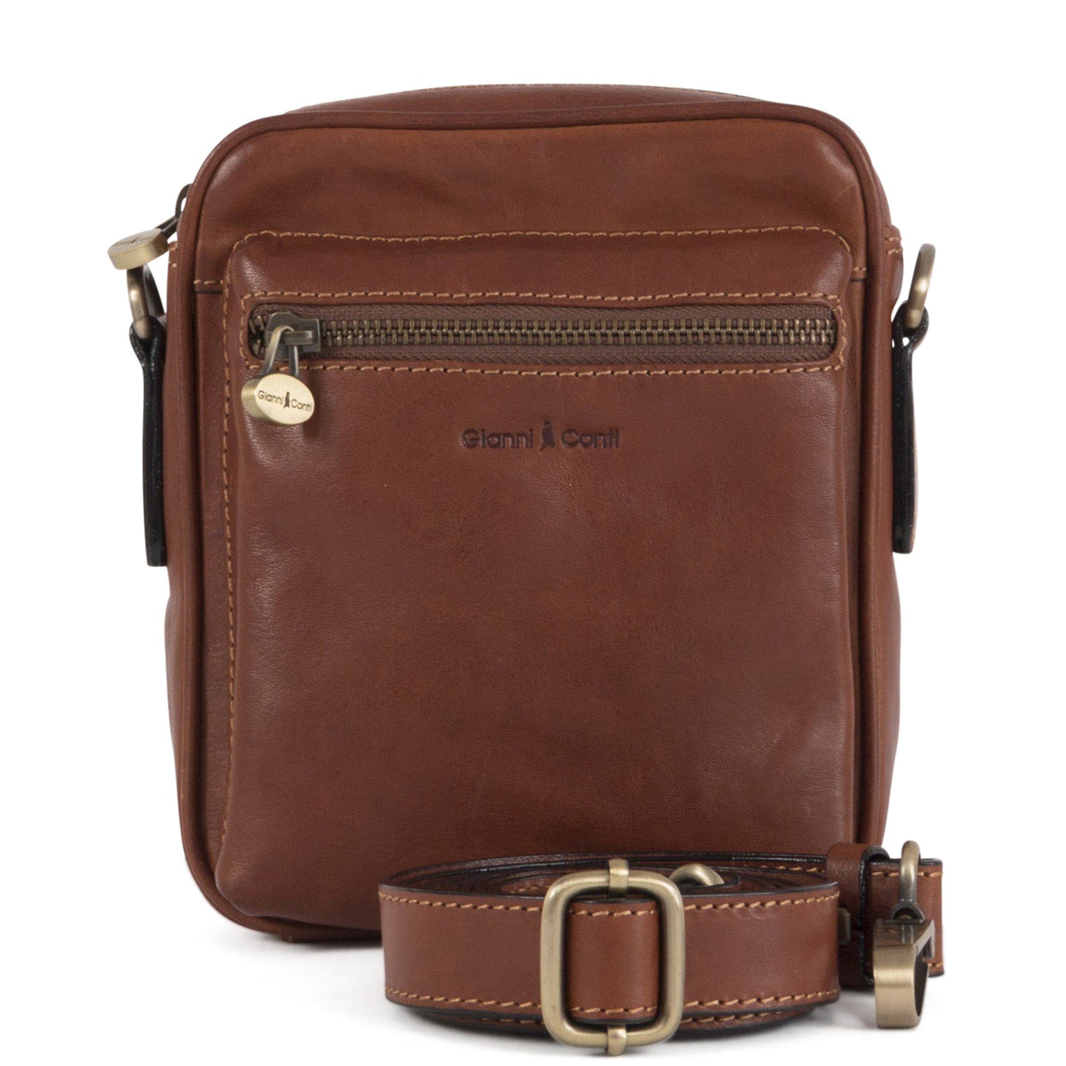 Gianni Conti ASIA Crossbody Bag - Vegetable-Tanned Leather