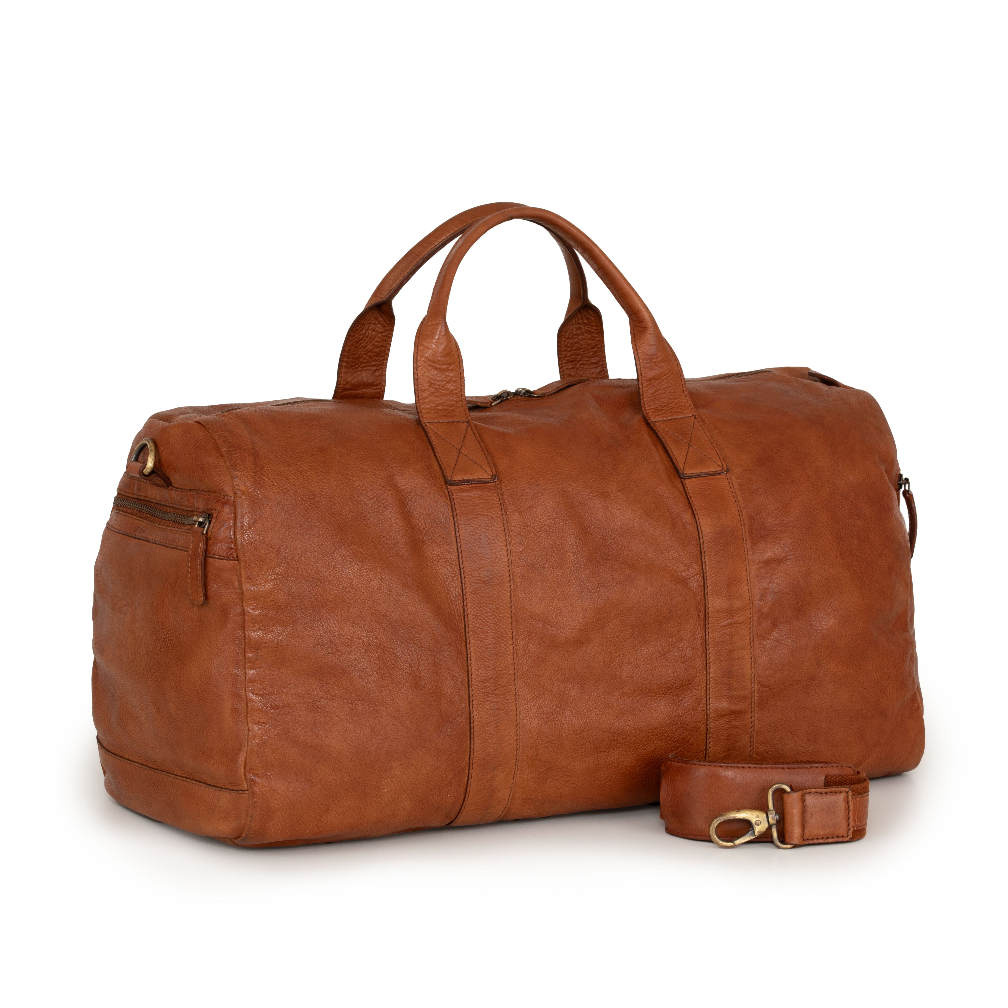 Gianni Conti Timothy Travel Bag - Vegetable-Tanned Leather