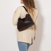 Marla Vintage Mud Leather Shoulder Bag