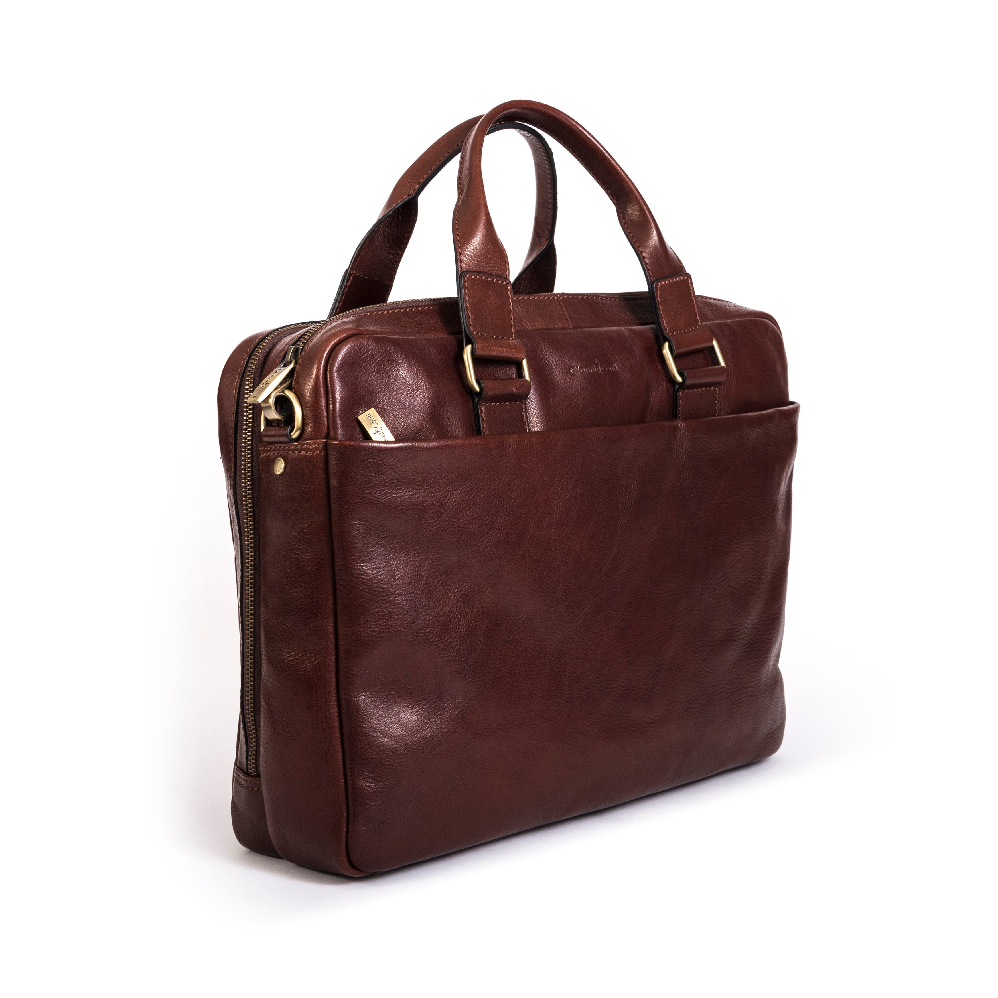Gianni Conti ARIA Vegetable-Tanned Leather Briefcase