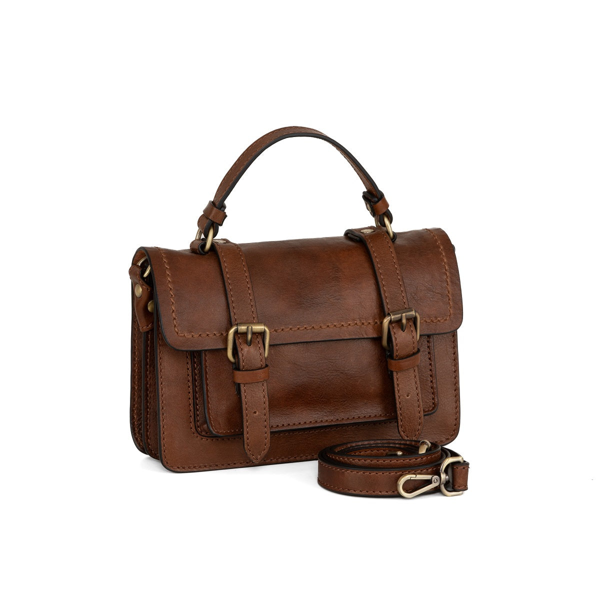 Jennifer by Gianni Conti - Italian Vegetable-Tanned Leather Top Handle Bag