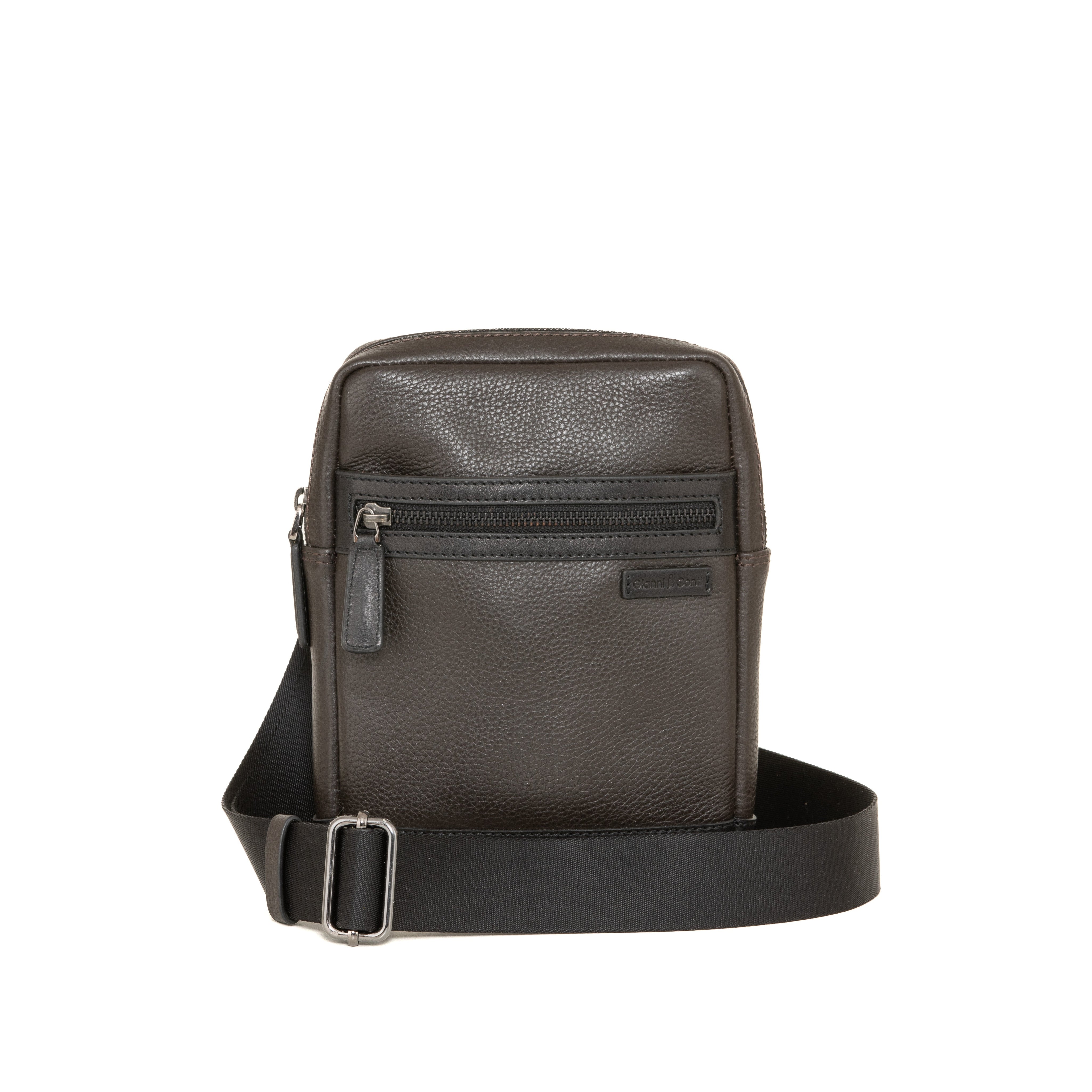 Zelma Classic Brown Leather Shoulder Bag
