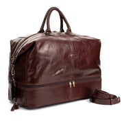 Flavio Italian Leather Travel Bag by Gianni Conti