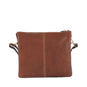 Gianni Conti Mary Cognac Leather Shoulder Bag