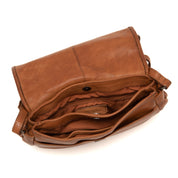 Lorraine Vintage Cognac Leather Shoulder Bag