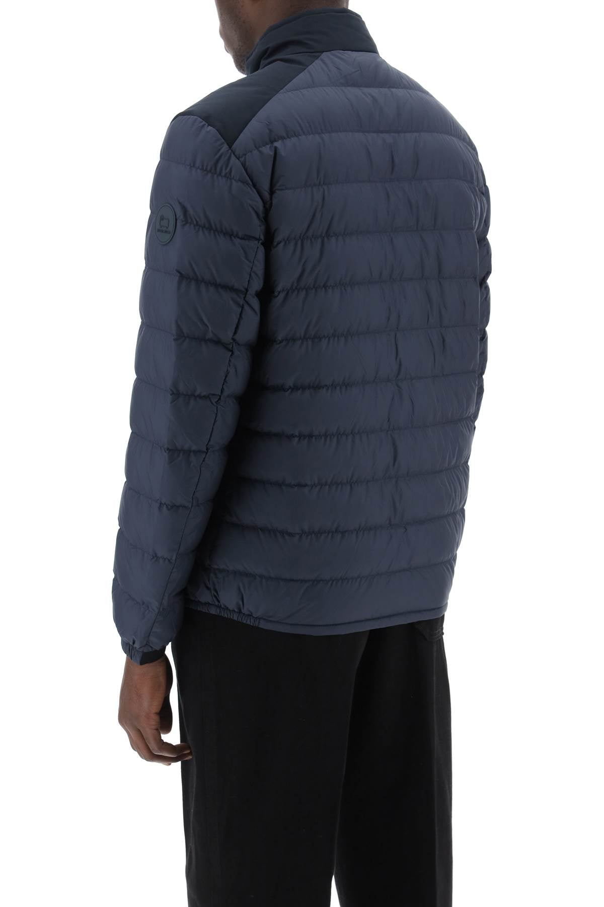 Woolrich Bering Lightweight Down Jacket   Blue