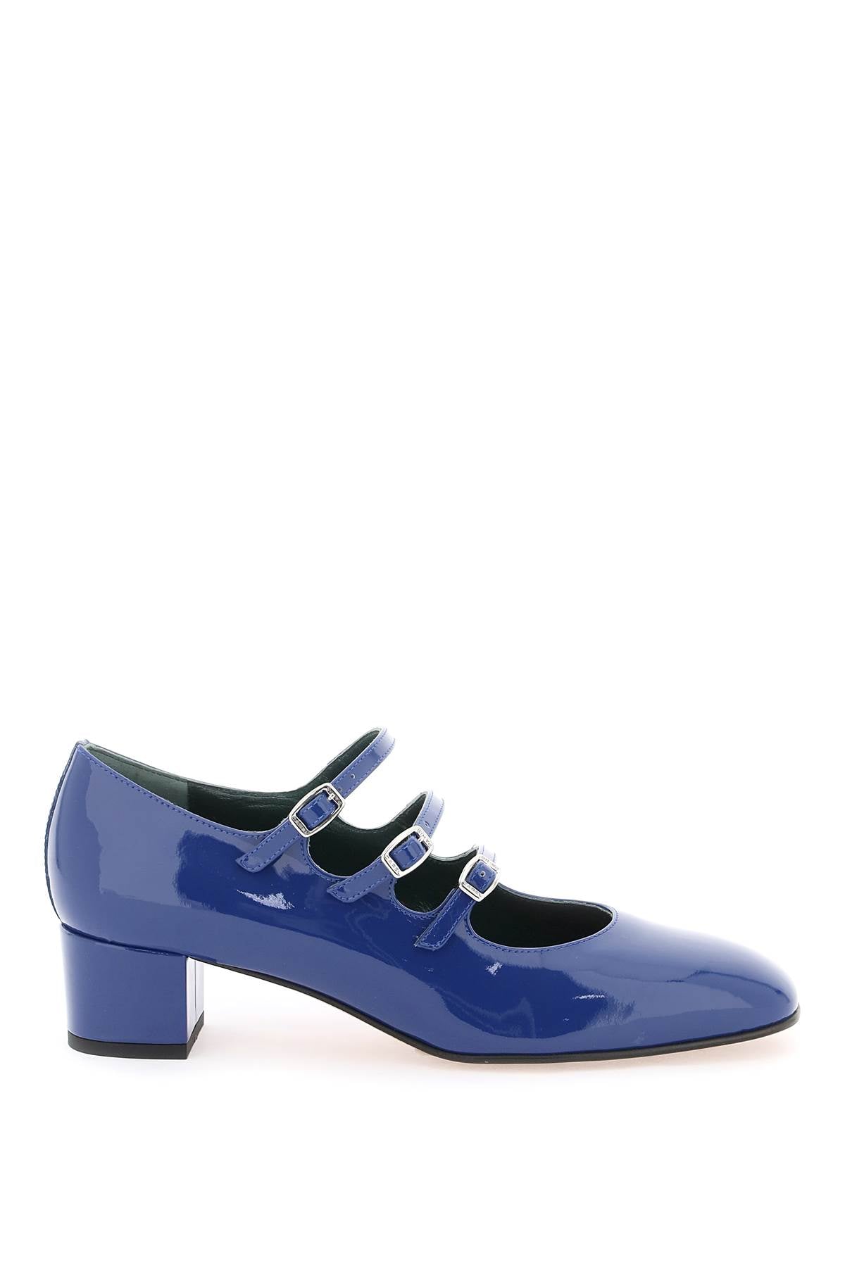 Carel Patent Leather Kina Mary Jane   Blue