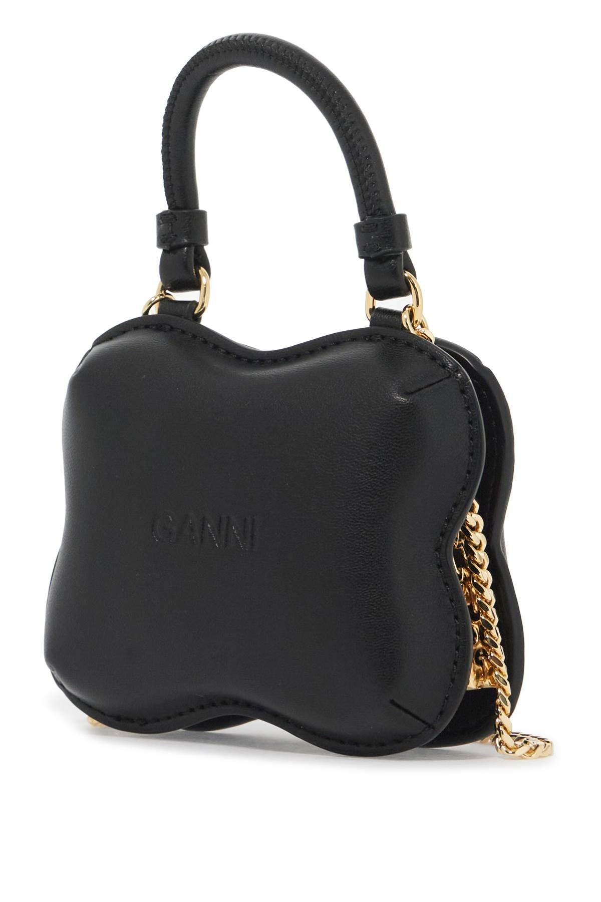 Ganni Nano Butterfly Bag   Black