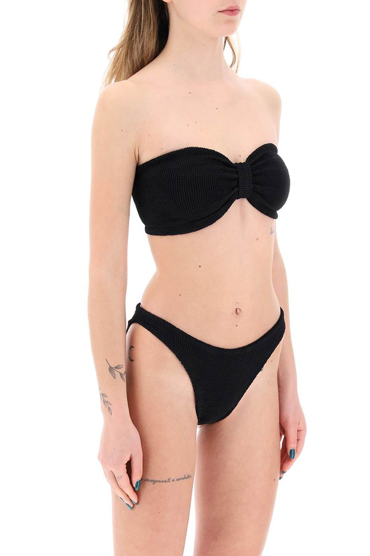 Hunza G. Jean Bikini Set   Black