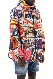 Dsquared2 Logomania Windbreaker Jacket   Multicolor