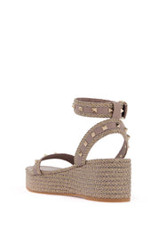 Valentino Garavani Flatform Espadrille   Neutral