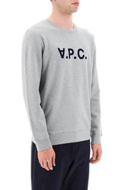 A.P.C. Flock V.P.C. Logo Sweatshirt   Grey