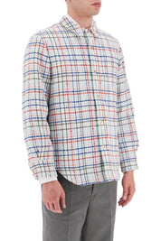 Thom Browne Multicolor Gingham Tweed Shirt Jacket