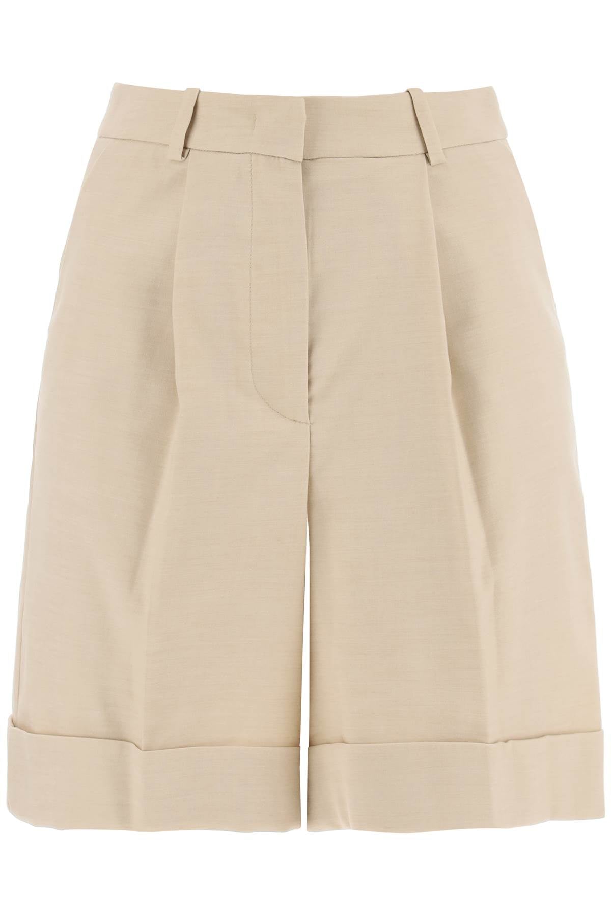 Mvp Wardrobe Nice Bermuda Shorts   Beige