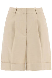 Mvp Wardrobe Nice Bermuda Shorts   Beige