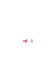 Eera Mini Eéra 18k Single Earring With Diamond   Fuchsia