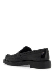 Tod's Leather Brogue Loafers   Black