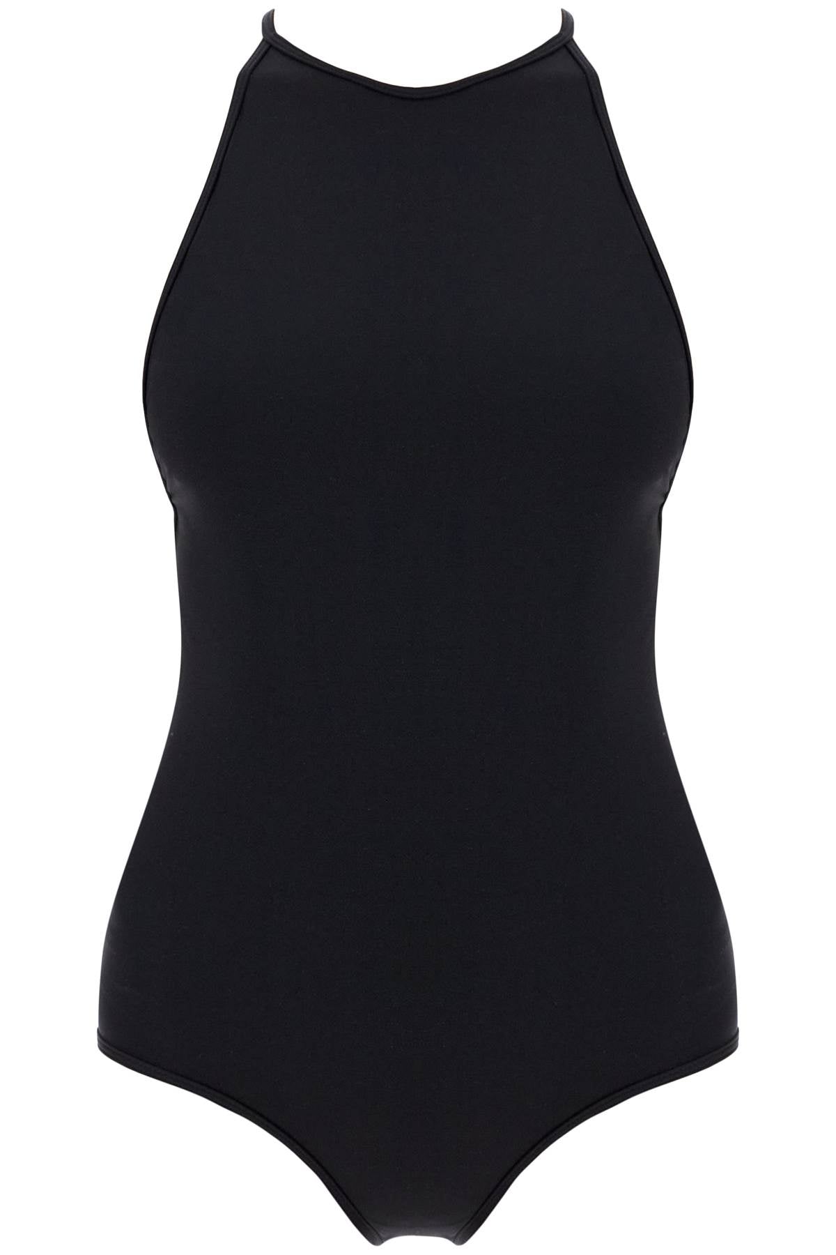 Toteme Halter Neck One Piece Swims   Black