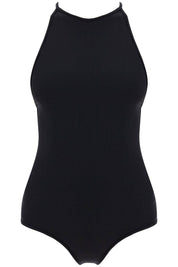 Toteme Halter Neck One Piece Swims   Black