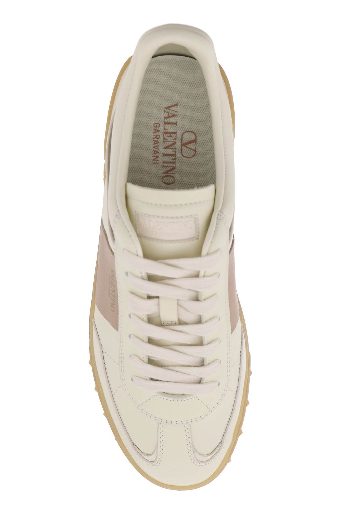 Valentino Garavani Nappa Leather Upvillage Sneakers   White