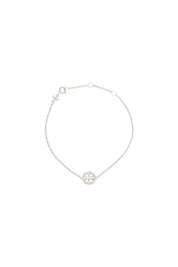 Tory Burch Miller Bracelet With Pavé Detailing   Silver