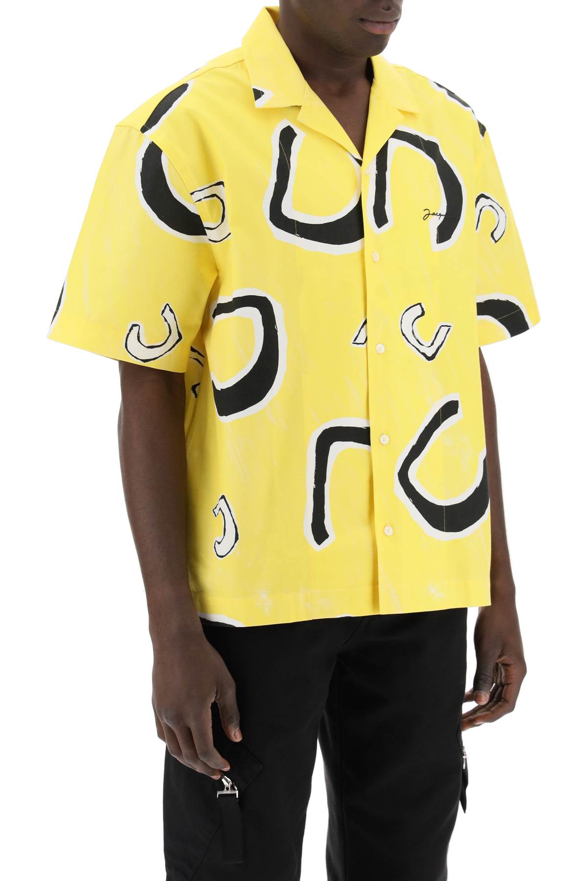 Jacquemus Jean Bowling Shirt For Men   Yellow