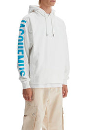 Jacquemus Le Hoodie Typo Hoodie   White