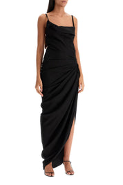 Jacquemus Long Dress 'The Saudade Longue   Black