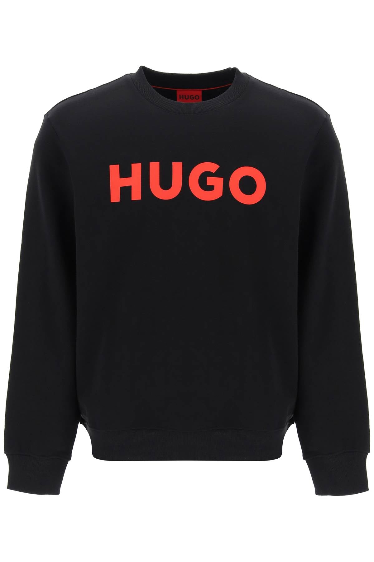 Hugo Dem Logo Sweatshirt   Black