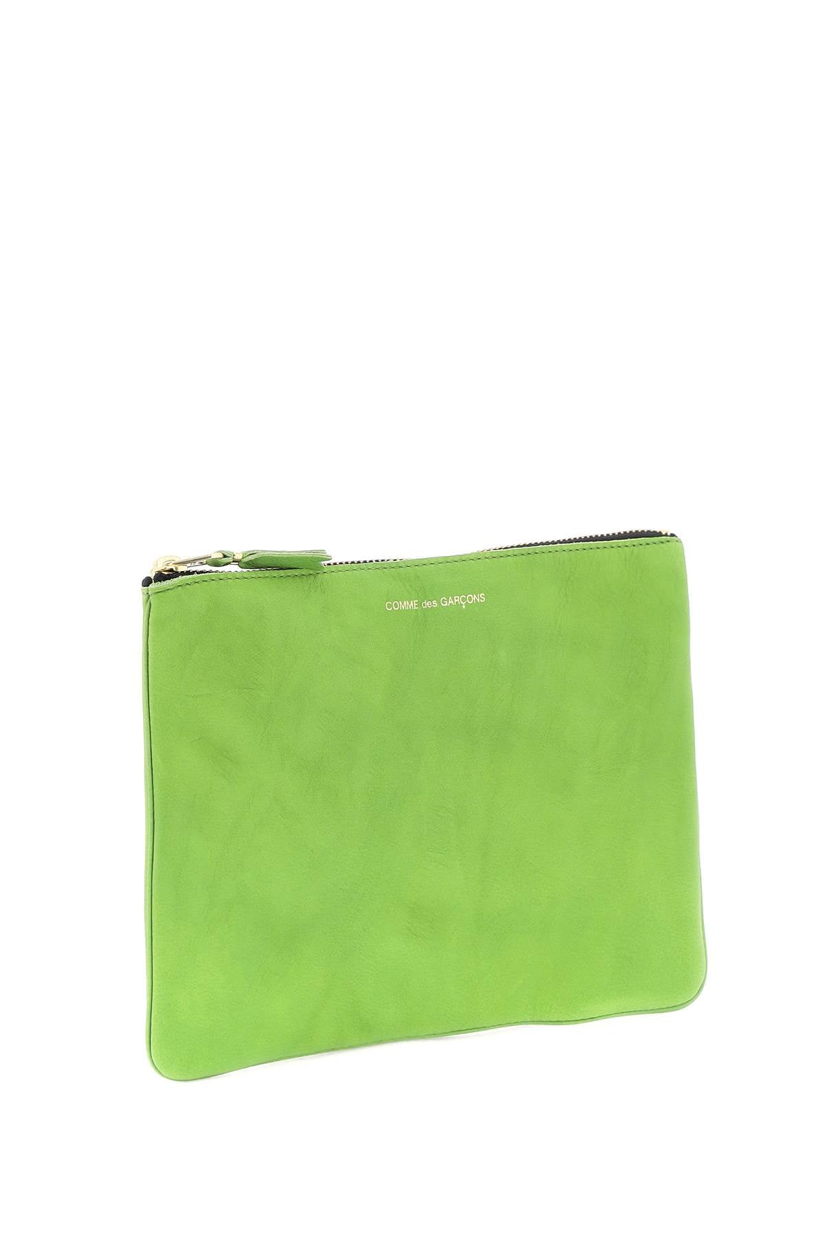 Comme Des Garcons Wallet Classic Pouch   Green